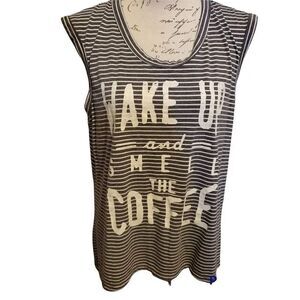 Yunni Wake Up and Smell the Coffee Shirt-Size Large